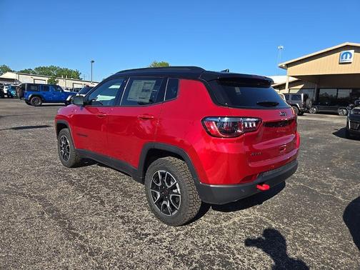Red 2026 Jeep Compass Trailhawk