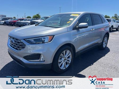 Silver Metallic 2023 Ford Edge Titanium