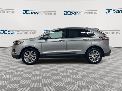 Silver Metallic 2023 Ford Edge Titanium