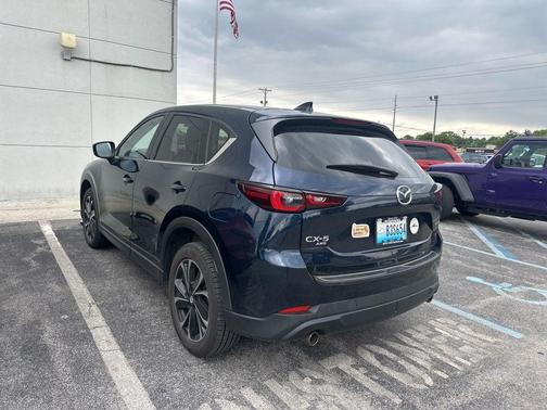 Deep Crystal Blue Mica 2022 Mazda CX-5 Premium Plus