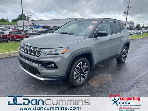 Sting Gray Clearcoat 2022 Jeep Compass Limited