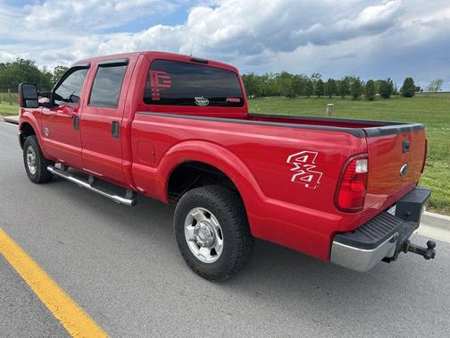 Vermillion Red 2011 Ford F-250 XLT