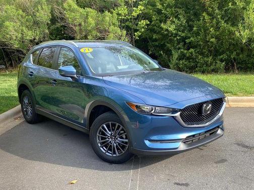 Eternal Blue Mica 2021 Mazda CX-5 Touring