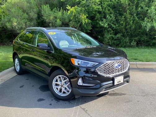 Agate Black Metallic 2024 Ford Edge SEL