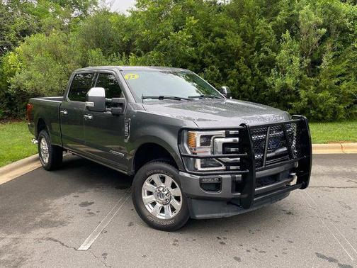 Gray Metallic 2022 Ford F-350 Platinum