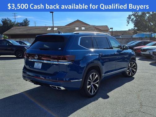 Mountain Lake Blue Metallic 2026 Volkswagen Atlas 2.0T SEL Premium R-Line