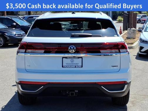 Opal White 2026 Volkswagen Atlas Cross Sport 2.0T SE W/TECHNOLOGY