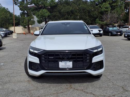Carrara White 2021 Audi Q8 55 Premium