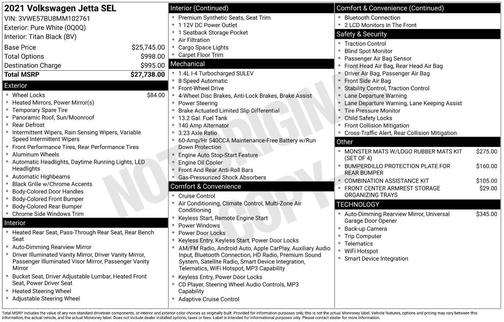 2021 Volkswagen Jetta 1.4T SEL
