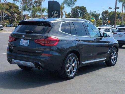 Dark Graphite Metallic 2021 BMW X3 sDrive30i