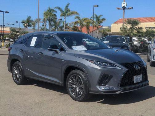 Nebula Gray Pearl 2022 Lexus RX 350 F SPORT Handling