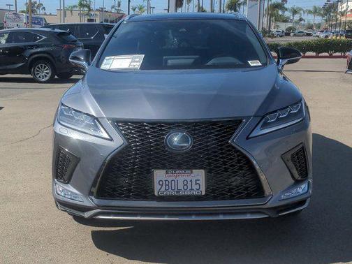 Nebula Gray Pearl 2022 Lexus RX 350 F SPORT Handling