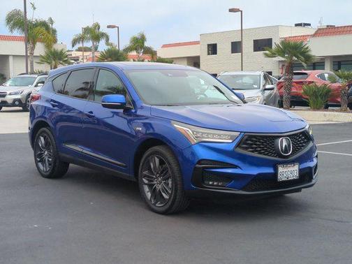 Apex Blue Pearl 2020 Acura RDX A-Spec