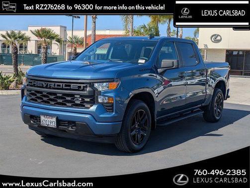 Lakeshore Blue Metallic 2024 Chevrolet Silverado 1500 Custom