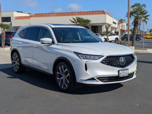Platinum White Pearl 2022 Acura MDX Technology Package
