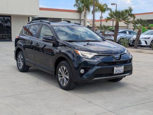 Galactic Aqua Mica 2018 Toyota RAV4 Hybrid XLE