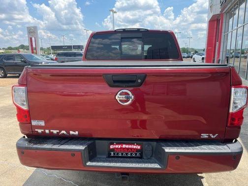 Red 2018 Nissan Titan SV