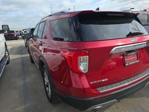 Red Metallic 2022 Ford Explorer Limited