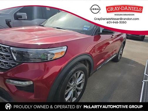 Red Metallic 2022 Ford Explorer Limited