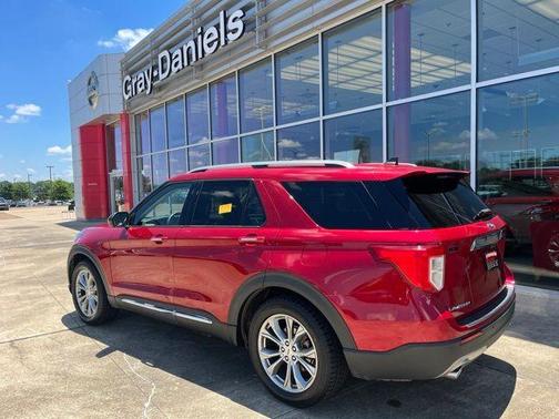 Red Metallic 2022 Ford Explorer Limited