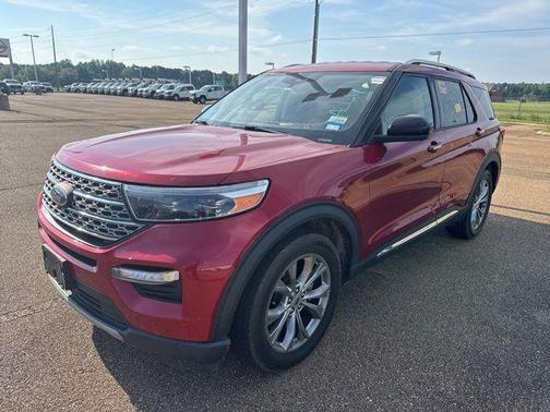 Red Metallic 2022 Ford Explorer Limited