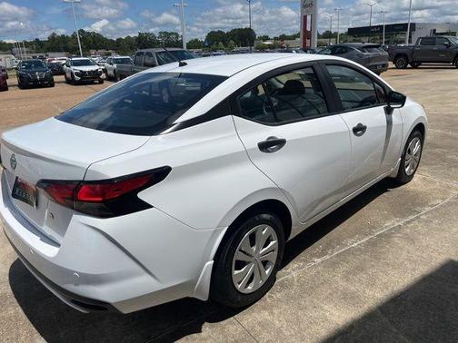 Cloud White 2025 Nissan Versa S