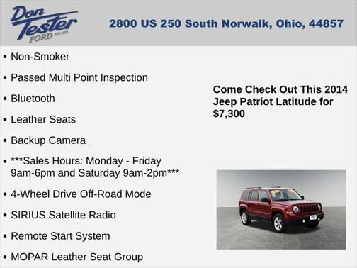 2014 Jeep Patriot Latitude