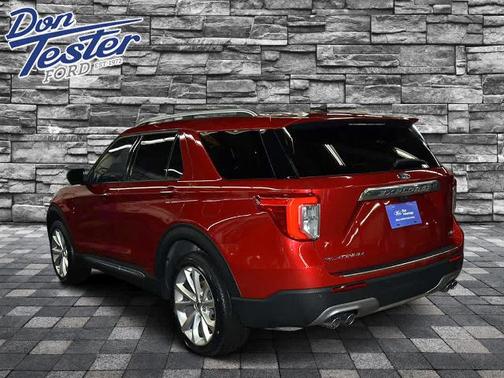 RAPID RED MET TINTED CC 2023 Ford Explorer PLATINUM