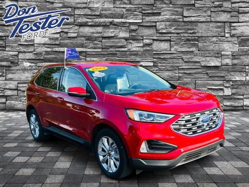 RAPID RED TINTED CC 2023 Ford Edge TITANIUM