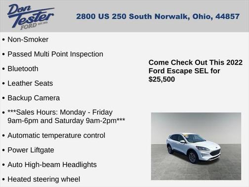 2022 Ford Escape SEL