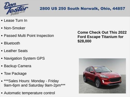 2022 Ford Escape Titanium