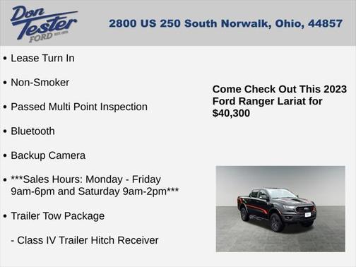 2023 Ford Ranger LARIAT