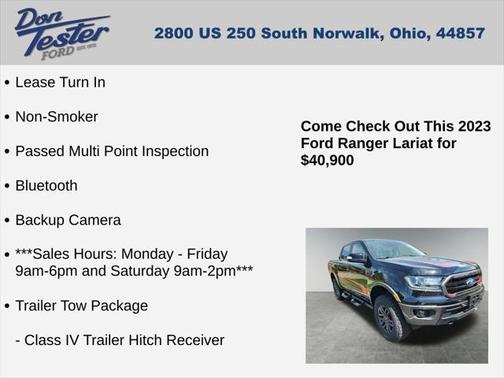 2023 Ford Ranger LARIAT