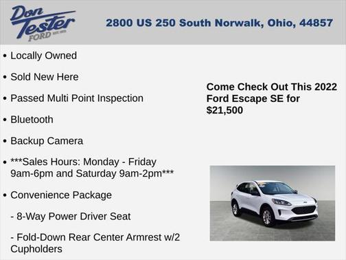 2022 Ford Escape SE