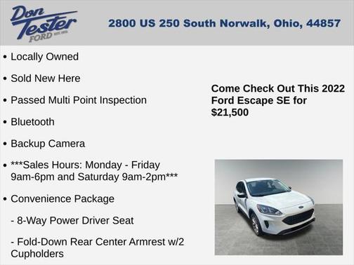 2022 Ford Escape SE