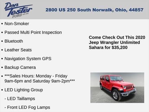 2020 Jeep Wrangler Unlimited Sahara