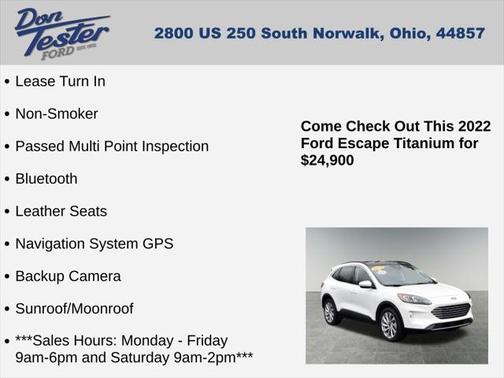 2022 Ford Escape Titanium
