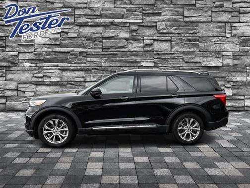 AGATE BLACK METALLIC 2021 Ford Explorer LIMITED