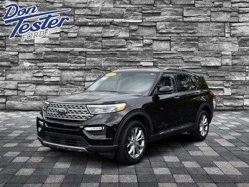 AGATE BLACK METALLIC 2021 Ford Explorer LIMITED