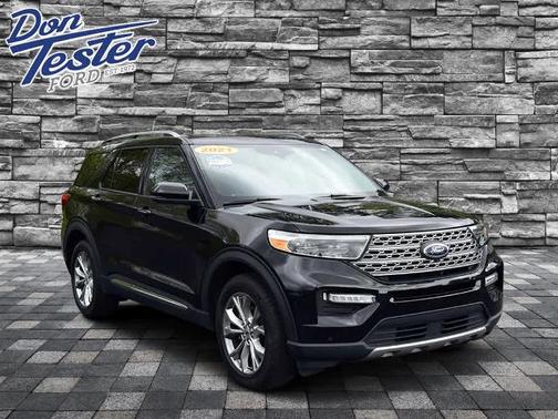 AGATE BLACK METALLIC 2021 Ford Explorer LIMITED