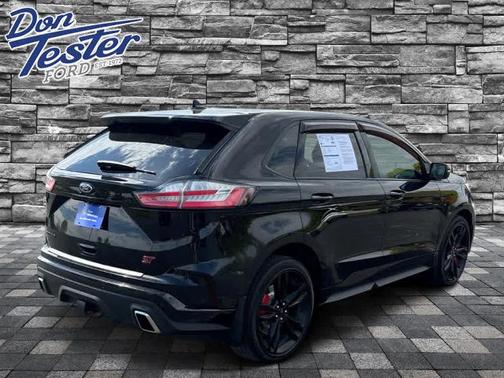 AGATE BLACK METALLIC 2020 Ford Edge ST