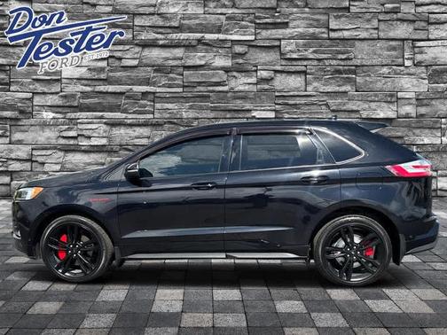 AGATE BLACK METALLIC 2020 Ford Edge ST