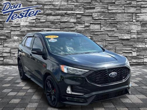 AGATE BLACK METALLIC 2020 Ford Edge ST