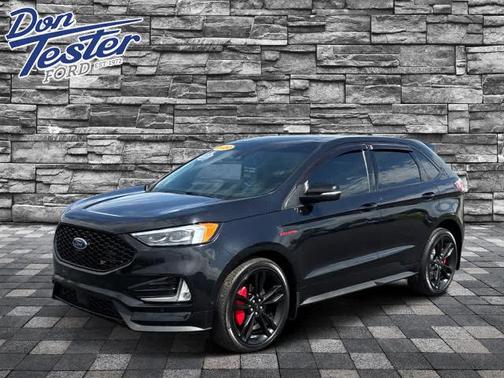 AGATE BLACK METALLIC 2020 Ford Edge ST