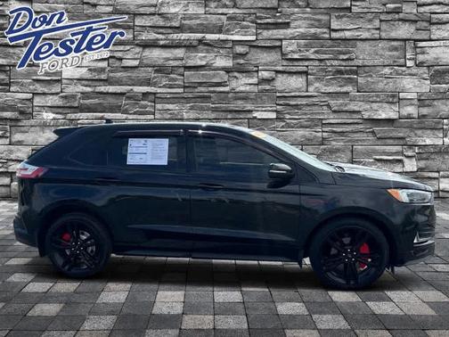 AGATE BLACK METALLIC 2020 Ford Edge ST