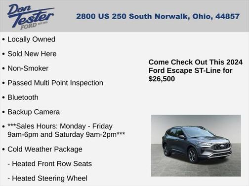 2024 Ford Escape ST-Line