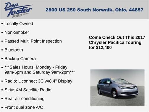 2017 Chrysler Pacifica Touring