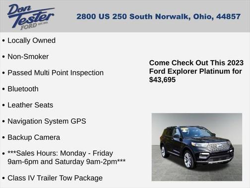 2023 Ford Explorer Platinum