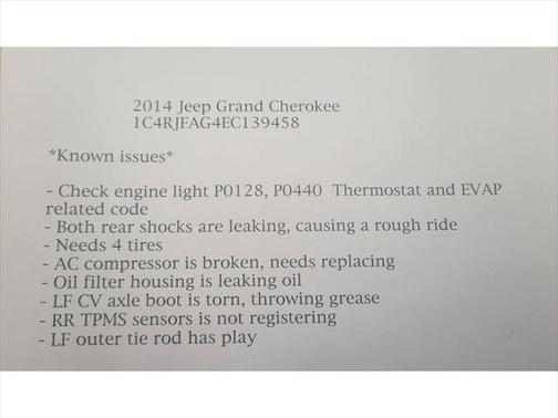 2014 Jeep Grand Cherokee Laredo