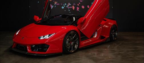 Rosso Mars Metallic 2018 Lamborghini Huracan LP580-2S